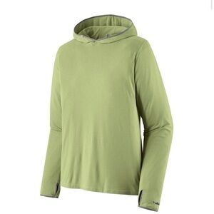 Patagonia Men's Hooded Tropic Comfort Shirt in Friend Green UPF 40